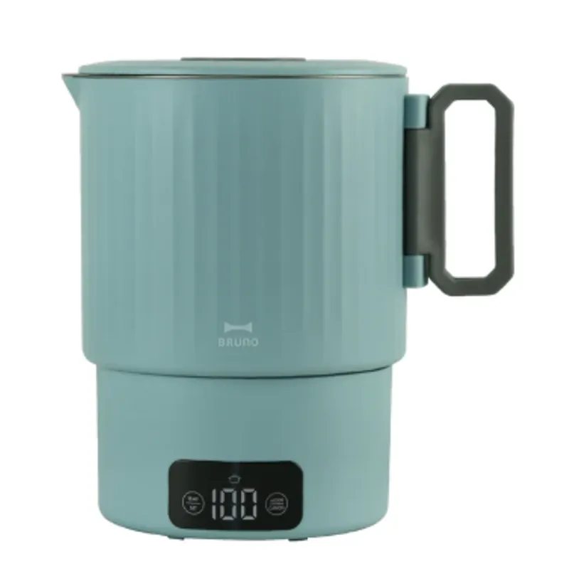 BRUNO 雙電壓電子溫控電煮鍋(藍灰色) BAK816/BGY