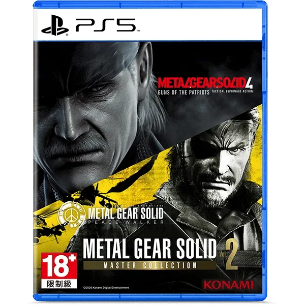 PS5《METAL GEAR SOLID MASTER COLLECTION Vol.2》亞洲版 (日文、英文)