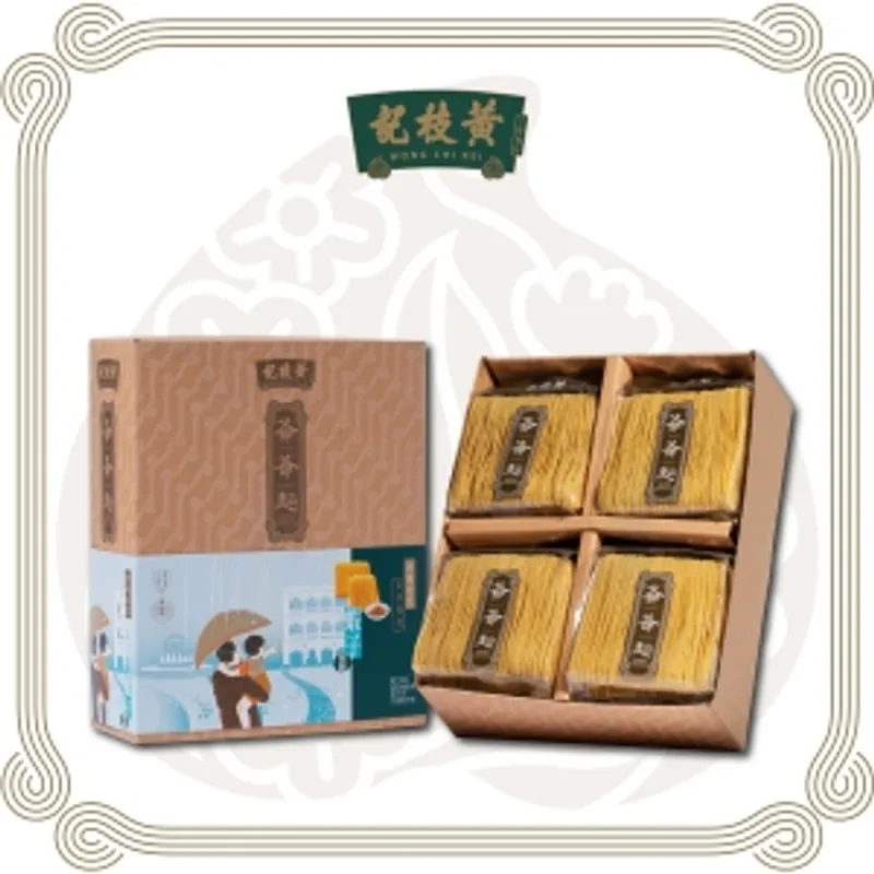 黃枝記爺爺麺 蝦子撈麵家庭裝（8個/盒）