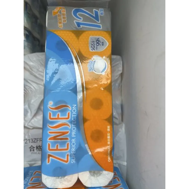 倩絲4層原味(12卷)壓花卷紙