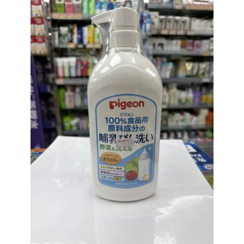 PIGEON貝親奶瓶及蔬菜清洗液800ML(泵裝)