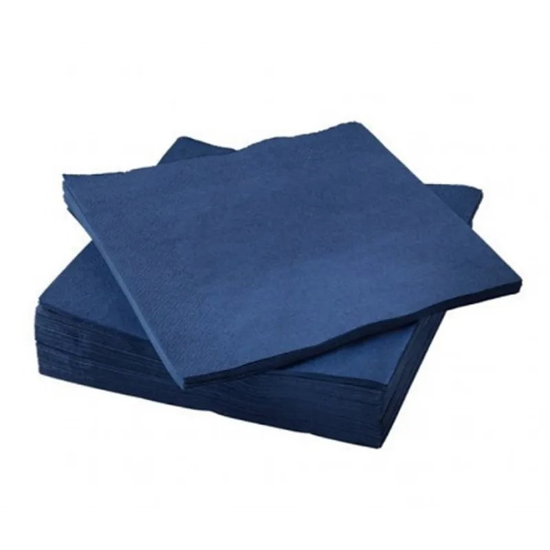 NAPKINS SRP 3-PLY 1/4 FOLD 33x33cm DRAK BLUE