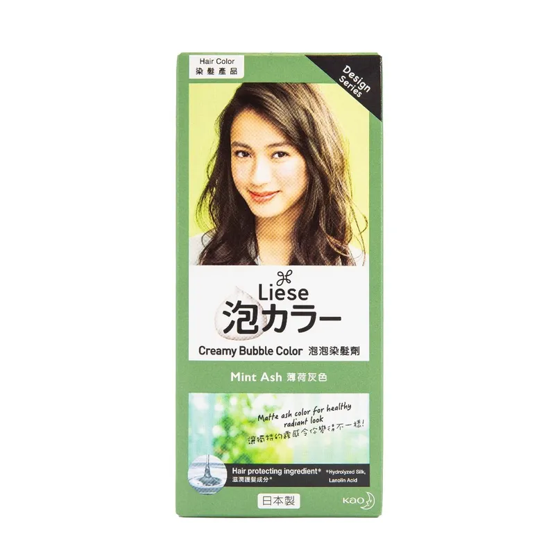 LIESE泡泡染髮劑-薄荷灰色