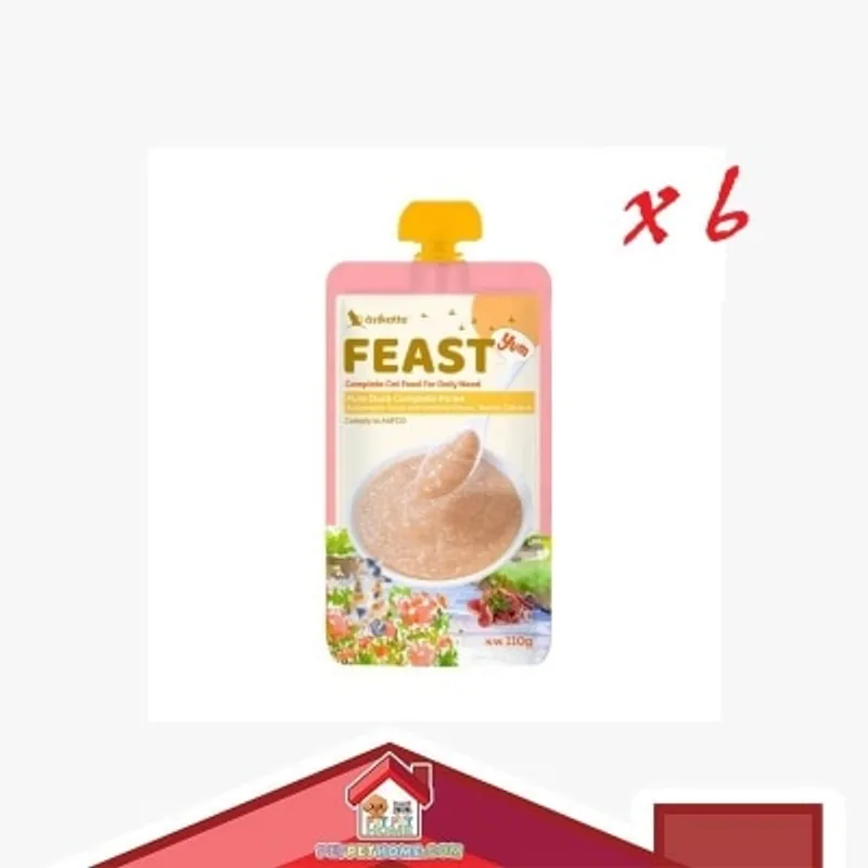 astkatta Astkatta Feast 鮮肉盛宴營養貓貓主食濕包 110g x 6包