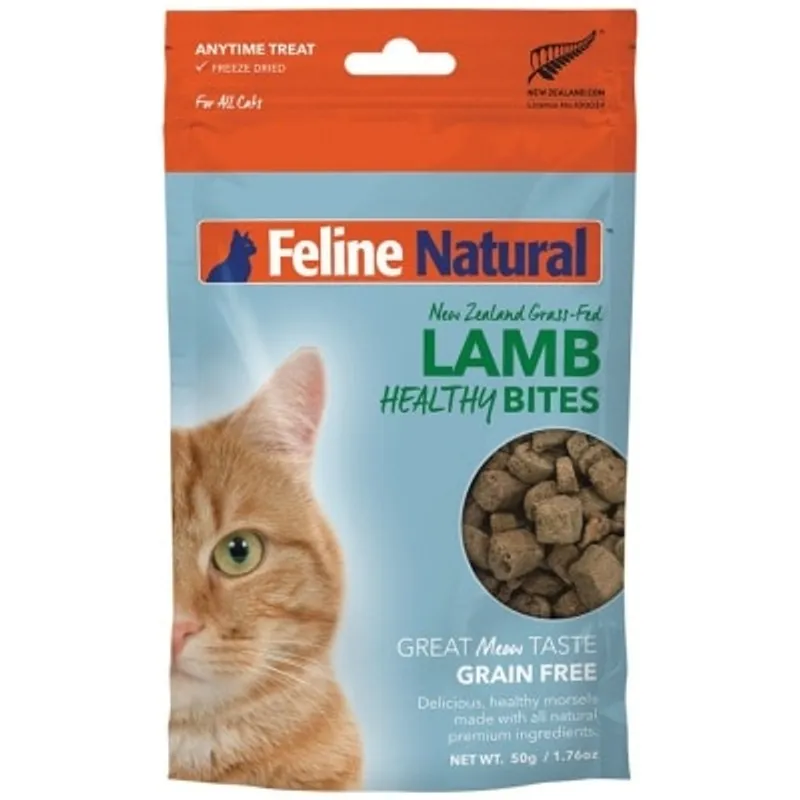 FELINE NATURAL F9 凍乾小食 凍乾健康貓零食 - 羊肉&羊內臟 (50g) - Feline Natural