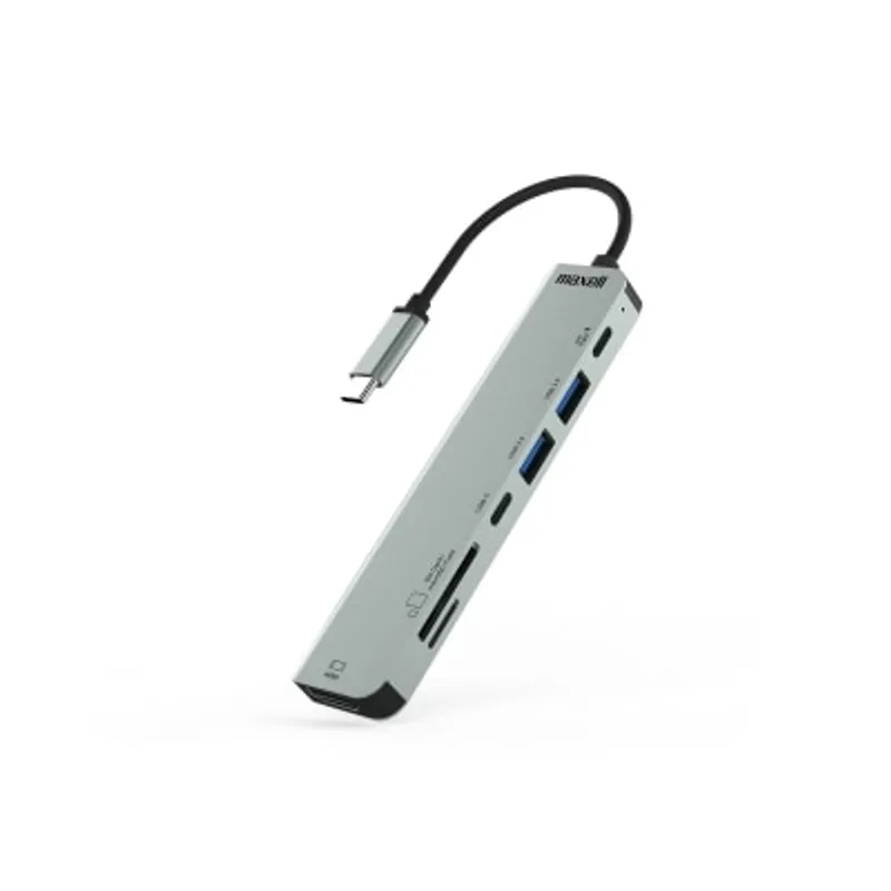 MAXELL 麥克賽爾 MXUH-C701 USB-C 7 合 1 轉接器
