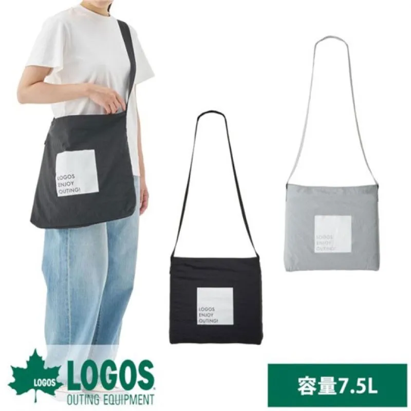 LOGOS 34S37400919 LOGOS NEWSPAPER BAG-BD GREY袋
