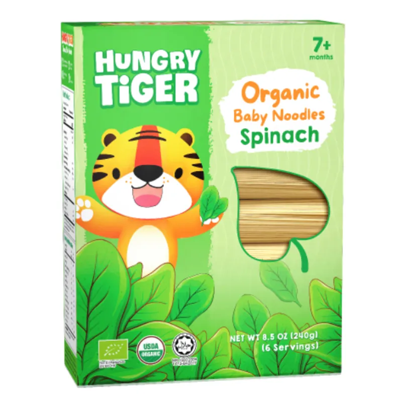Hungry Tiger 有機菠菜嬰兒麵240克