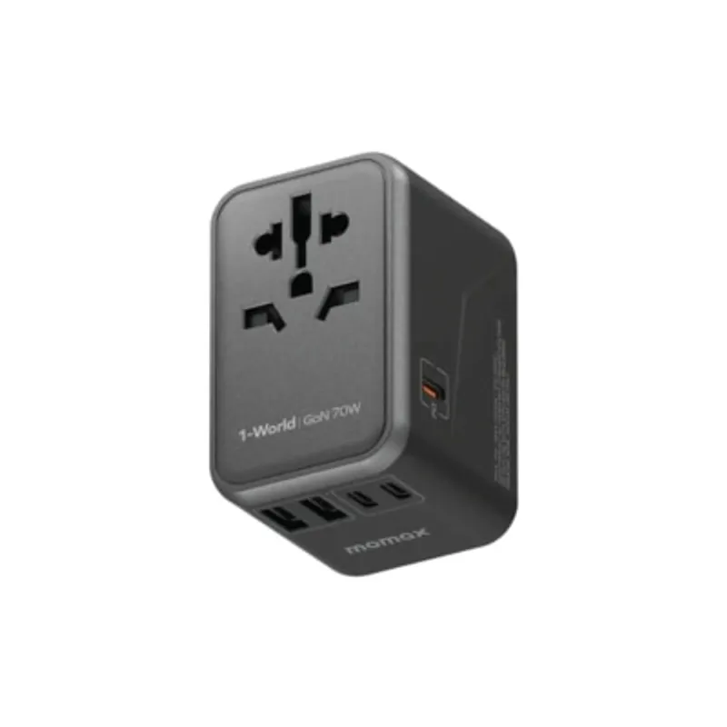 Momax UA8A 1-World 70W GaN 方便式旅行插座