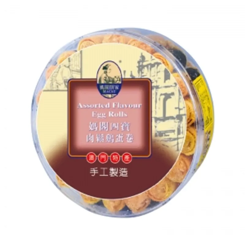 媽閣四寶肉鬆雞蛋卷 260g/盒(原味，芝麻味，XO味，紫菜味)