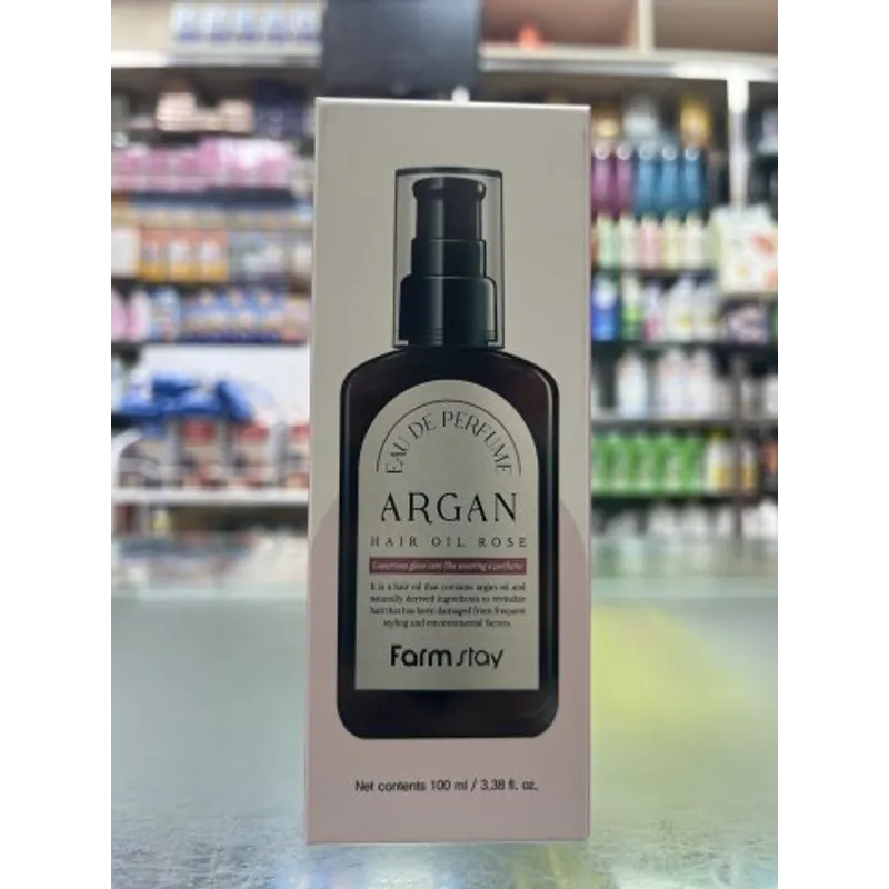 FARM STAY香水摩洛哥髮尾油100ML-玫瑰(粉)