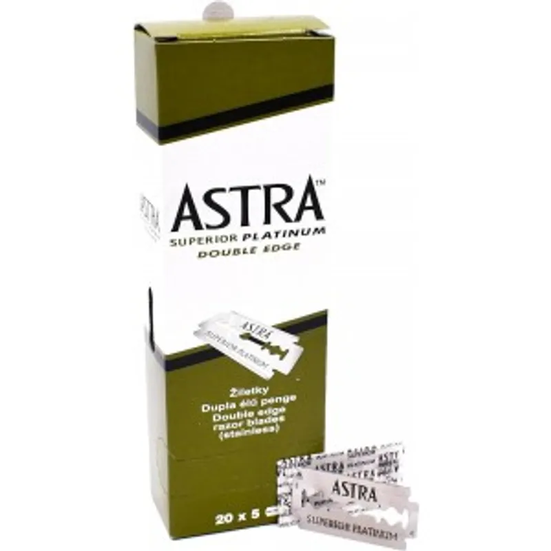 ASTRA 白金雙面安全刮鬍刀刀片