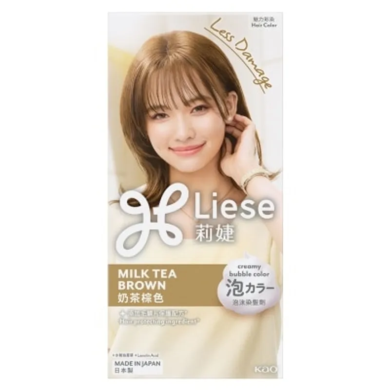LIESE Liese 泡泡染髮劑 - 奶茶棕色