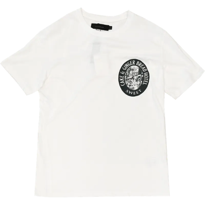 TEE LIBRARY TAS-BT-02 WH T恤