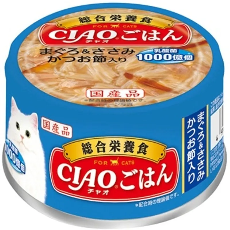 INABA <CIAO主食罐> 吞拿魚&雞肉 木魚 (85g) 貓罐頭 606403