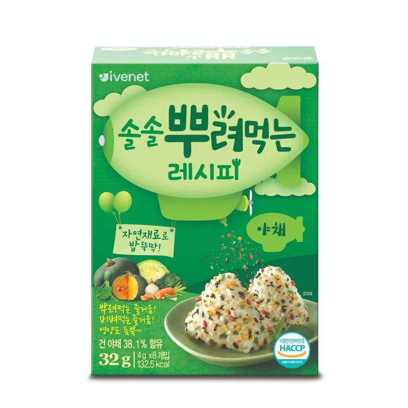 IVENET貝貝 營養拌飯紫菜芝麻碎粒(蔬菜味)