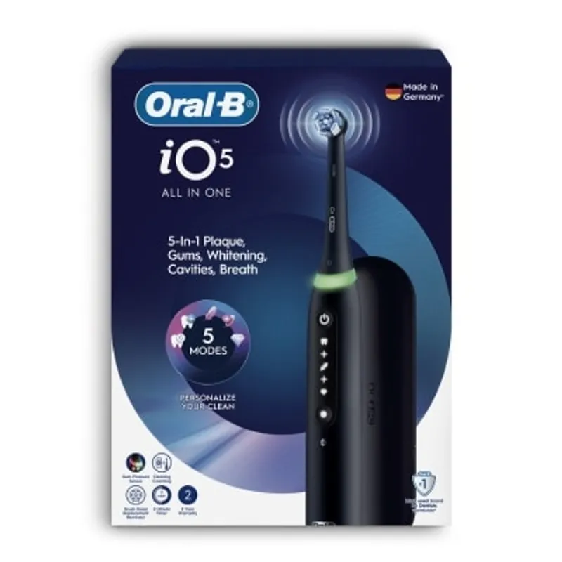 ORAL B ORAL-B IO SERIES 5 充電電動牙刷連4刷頭組(黑色)