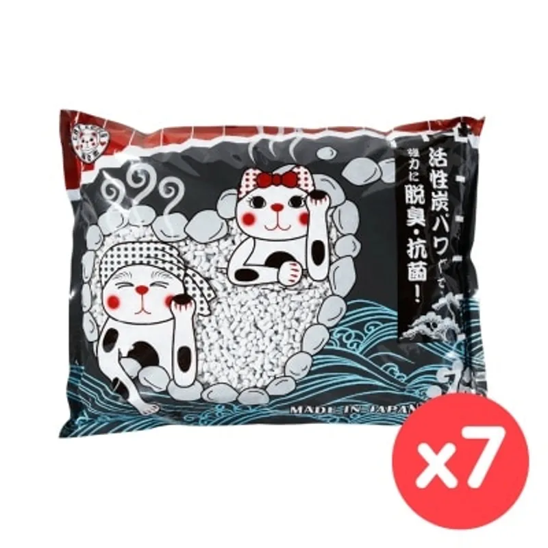 猫之戀 [箱裝優惠] 貓之戀 - 活性炭紙砂 (7L X7)