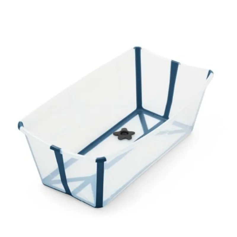 Stokke® Flexi Bath® 摺疊式浴盆 (籃彩透明色)
