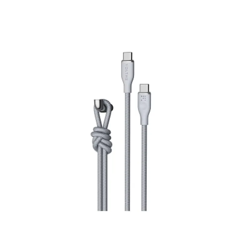 Voltme PowerLink RUGG 系列 USB-C to USB-C 耐用充電／傳輸編纖線 (3A/60W) 1米