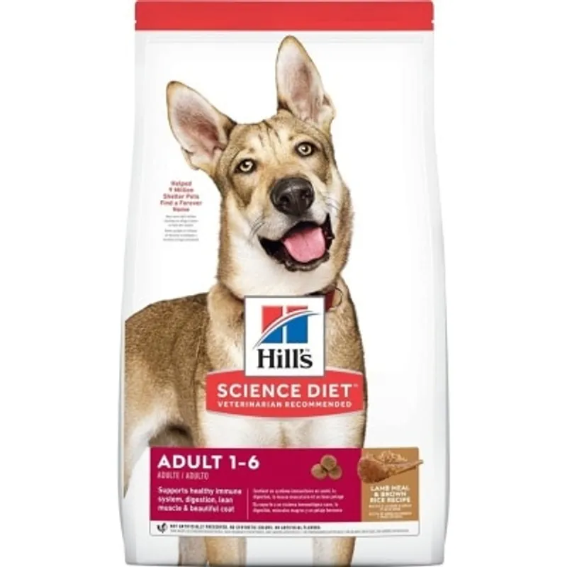 HILL'S 日常系列 (成犬1 - 6/標準粒/羊飯/3KG) 狗糧 - HILLS
