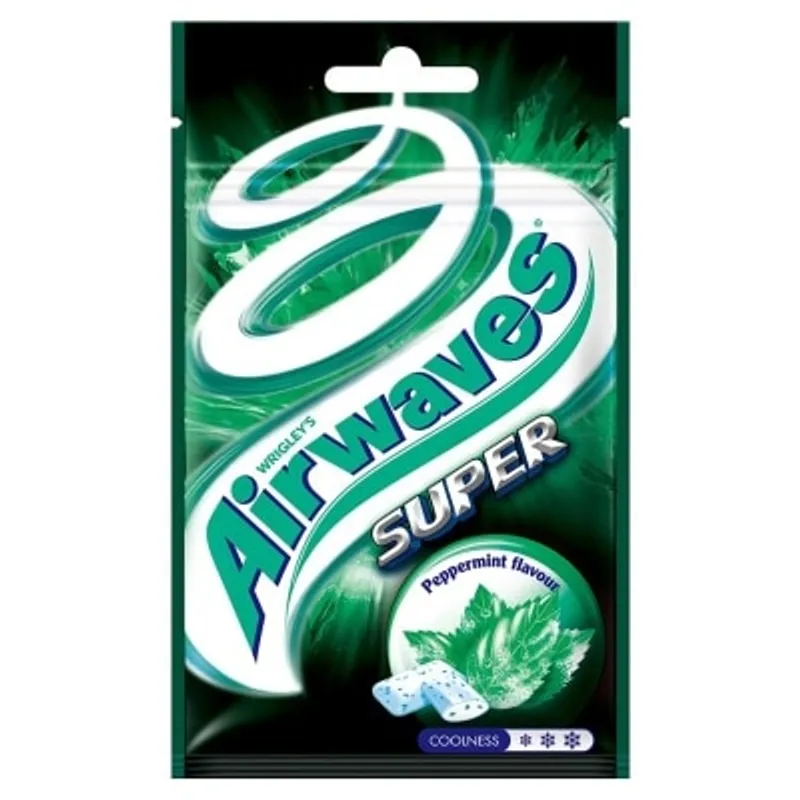 AIRWAVES 爽浪 Super 無糖香口珠 18粒 -冰爽薄荷