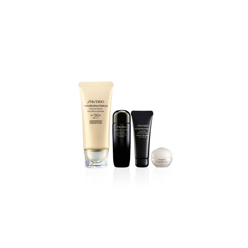 SHISEIDO FUTURE SOLUTION LX 晶钻焕亮抗御防晒霜组合
