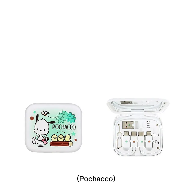 CLUEBOX 6合1数据/充电电线套件连镜盒(Pochacco) CBUSBC1KIT/PC