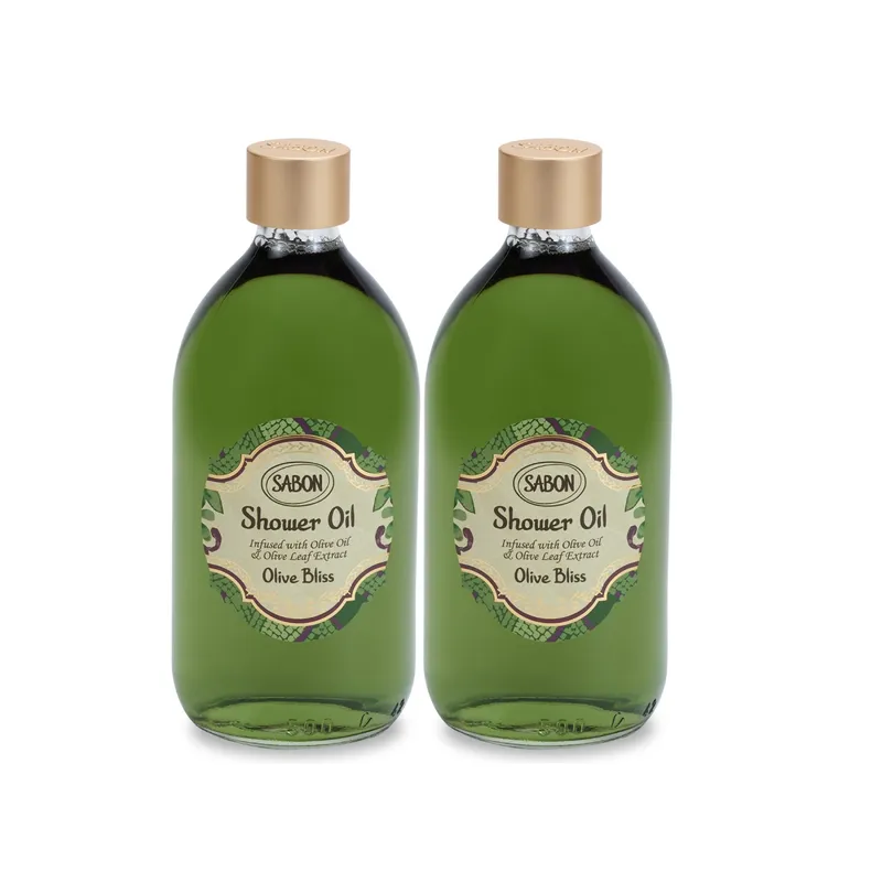 SABON 橄榄舒悦柔肤滋养沐浴油500ml组合套装