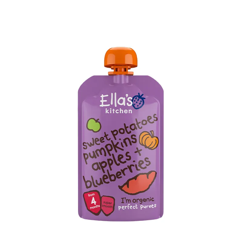 Ella's Kitchen 有机番薯+南瓜+苹果+蓝莓 120G