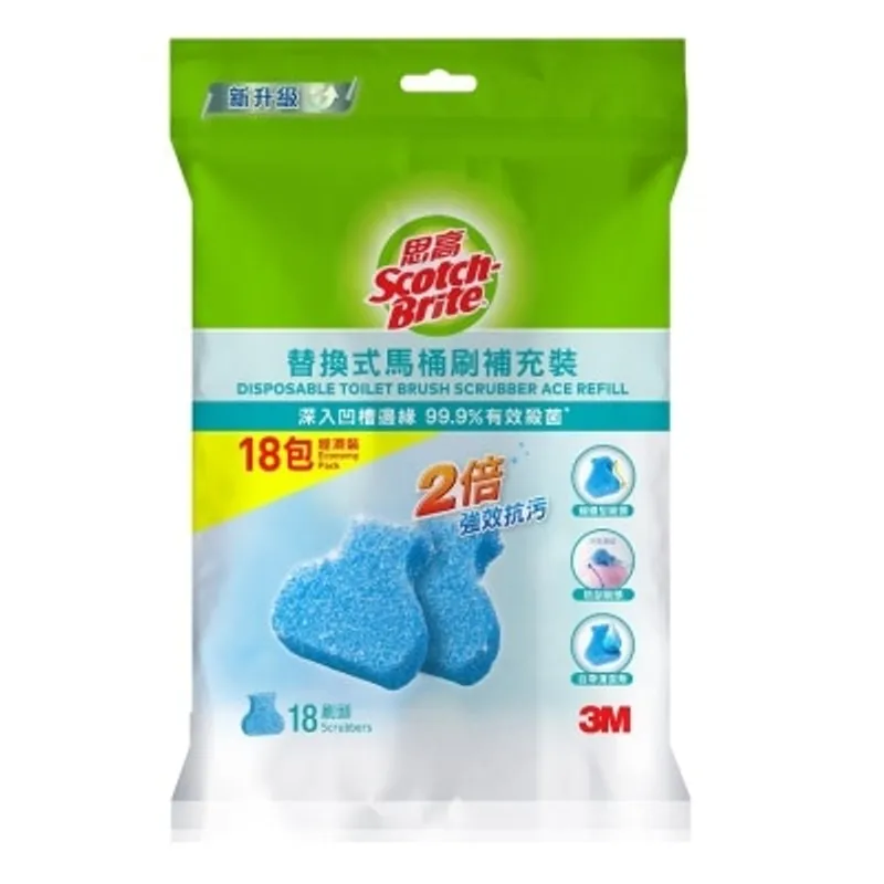 3M - 思高 ACE 替換式馬桶刷18件經濟裝