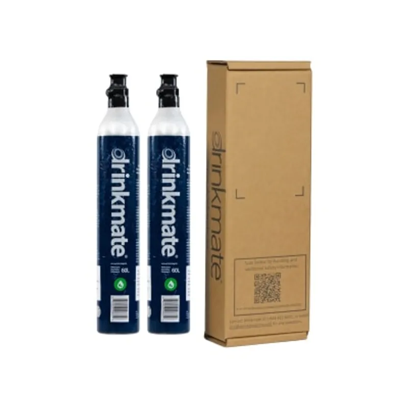 Drinkmate 高純度食用等級二氧化碳氣樽410G x 2