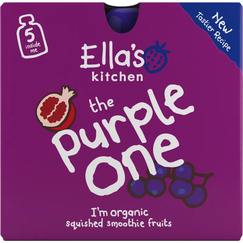 Ella's Kitchen 有機紫色雜果蓉五包盒裝 90GX5