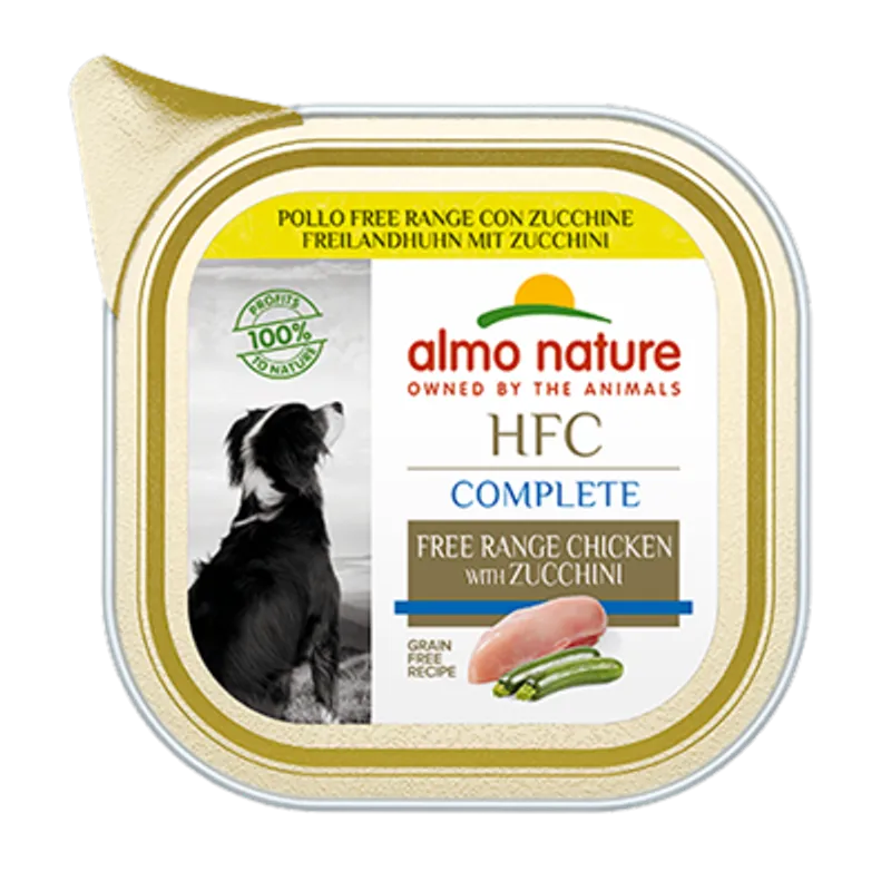 ALMO NATURE HFC Complete 走地雞配意大利青瓜 (85g) almo nature 狗餐盒