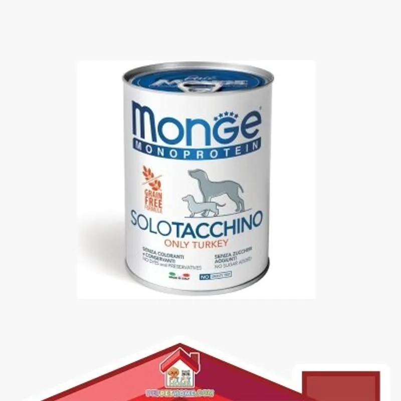 MONGE Monge 單一肉類蛋白狗罐頭 400g