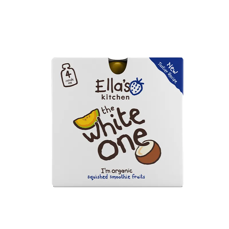 Ella's Kitchen 有机白色杂果蓉四包盒装 90GX4