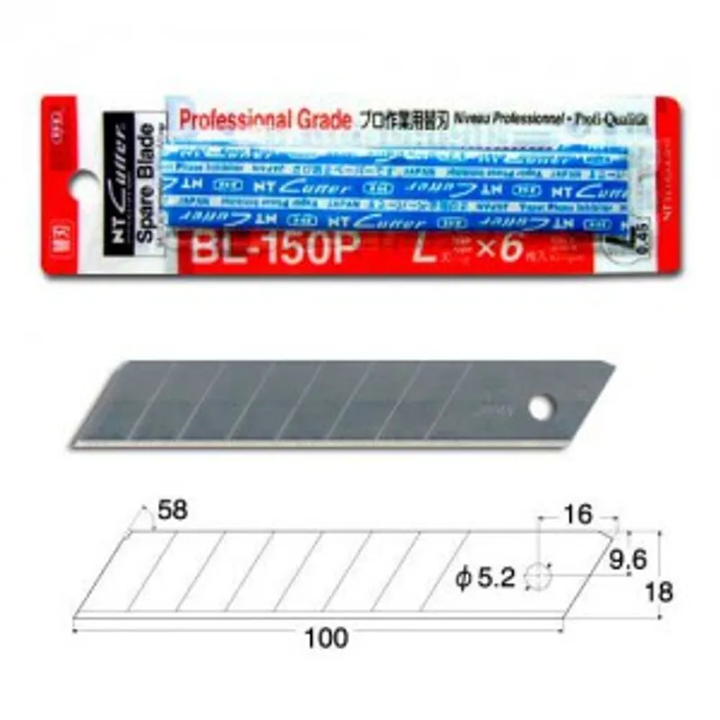 NT Cutter BL-150P替換刀片 6片入