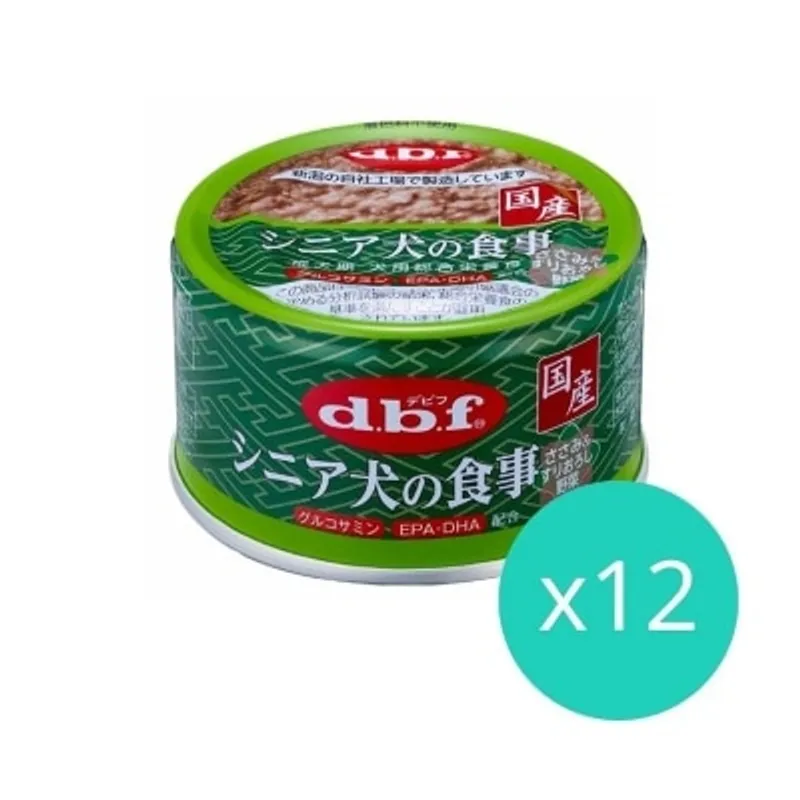 D.B.F [12罐優惠] 老犬雞肉+蔬菜 狗罐頭 (85g x12) - d.b.f