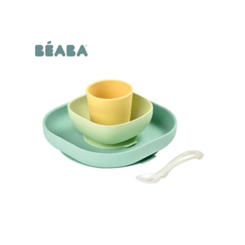 Beaba 矽膠餐具套裝（四件裝）
