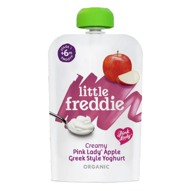 LITTLE FREDDIE 有機粉紅佳人蘋果希臘式乳酪100G