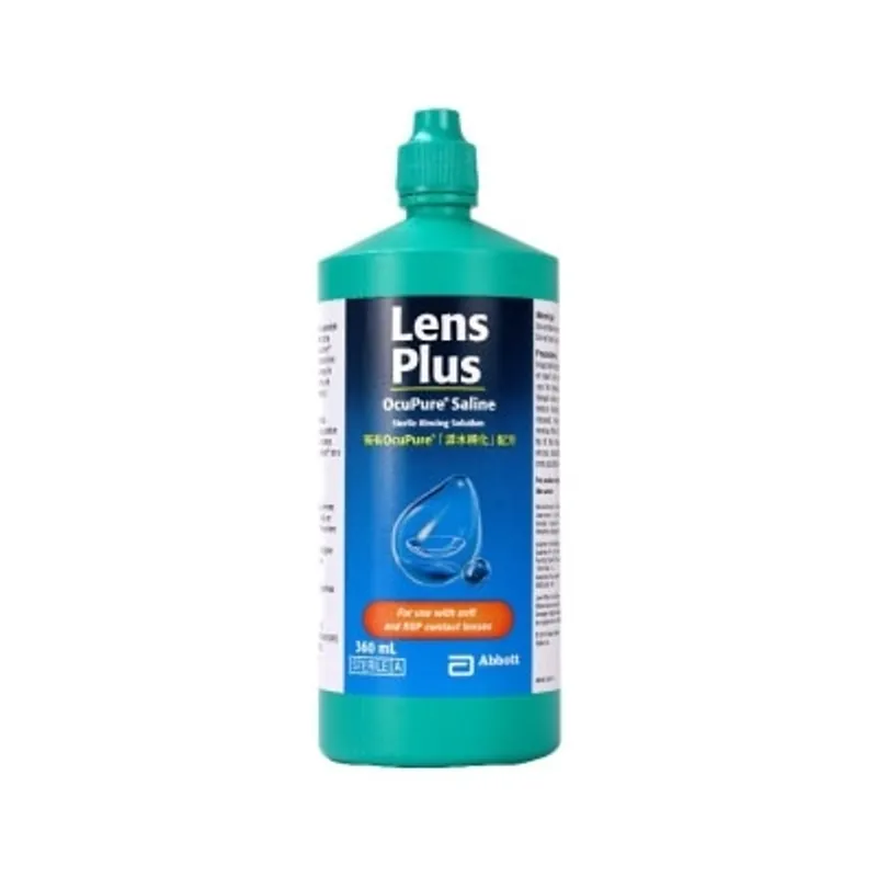 LENS PLUS Lens Plus OcuPure™ 生理鹽水 360毫升X3