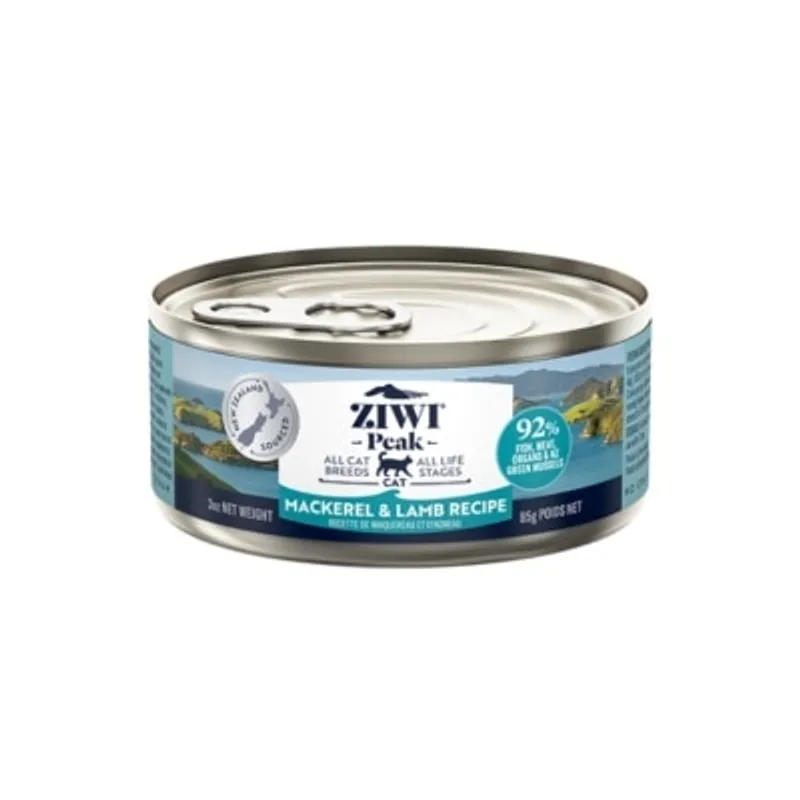 Ziwipeak ZiwiPeak巔峰 鮮肉貓罐頭 - 鯖魚+羊肉配方