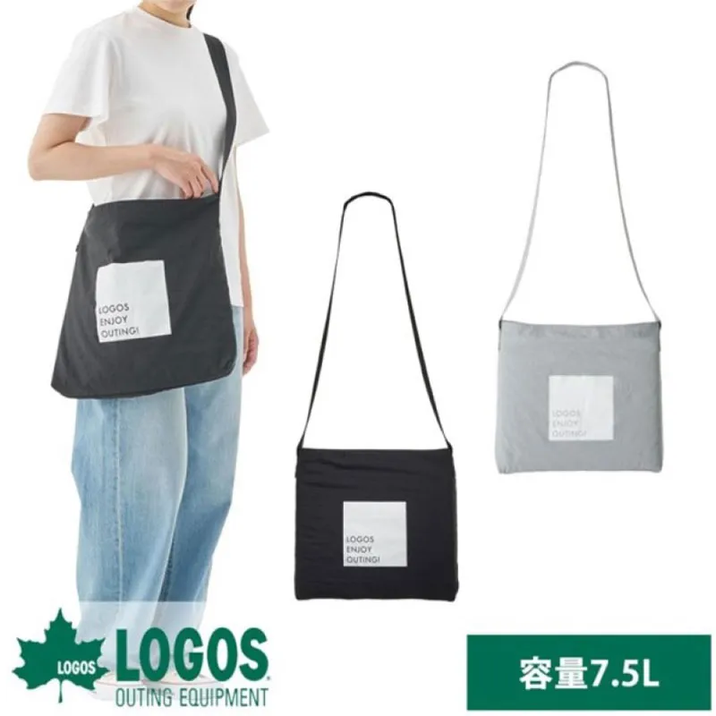 LOGOS 34S37400909 LOGOS NEWSPAPER BAG-BD BLACK袋