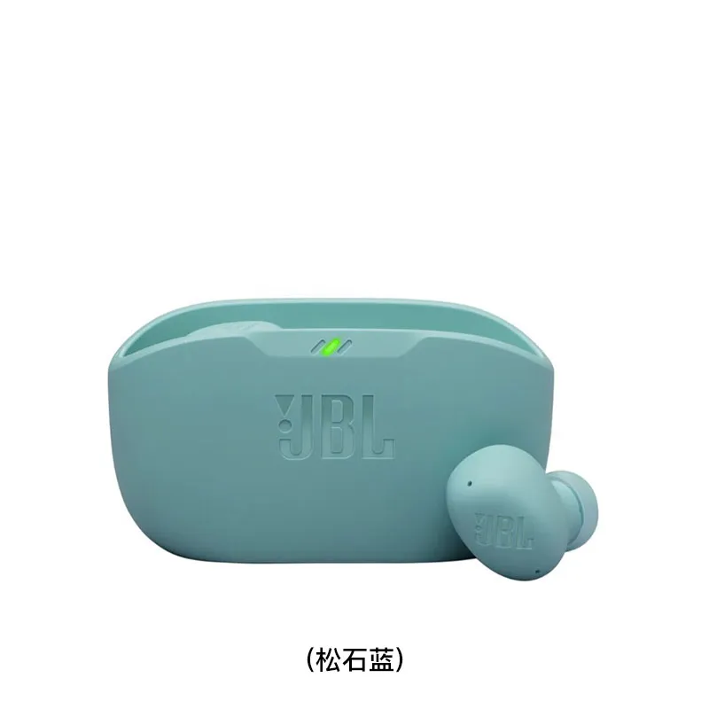 JBL 真无线降噪豆形入耳式耳机(松石蓝) WAVEBUDS2/BLUE