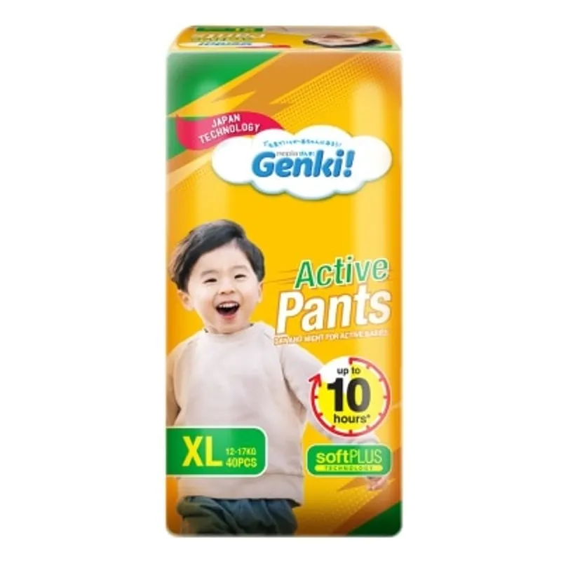 NEPIA 妮飄 GENKI! 柔軟活力嬰兒學習褲 XL40
