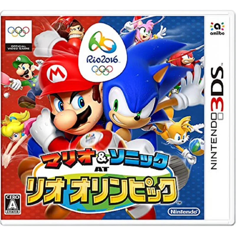 3DS 瑪利奧＆amp;索尼克 AT 里約熱內盧奧運 日版