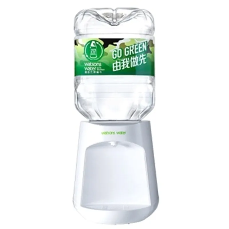 WATSONS WATER 屈臣氏蒸餾水 B-22 座枱即熱式迷你溫熱水機 + 40樽 8公升 (20箱)