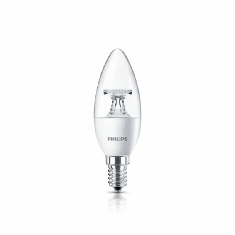 PHILIPS 飛利浦 LED B35 椒膽 5.5W E14 細螺頭 2700K 暖黃光