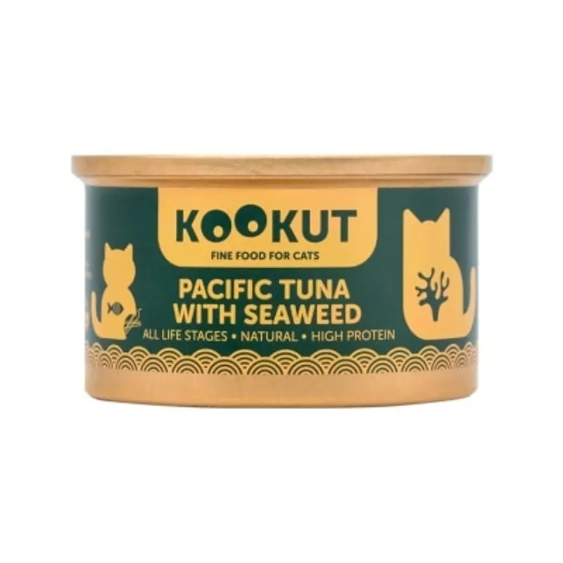 KOOKUT 太平洋吞拿魚海藻 (70g) 貓罐頭 010429