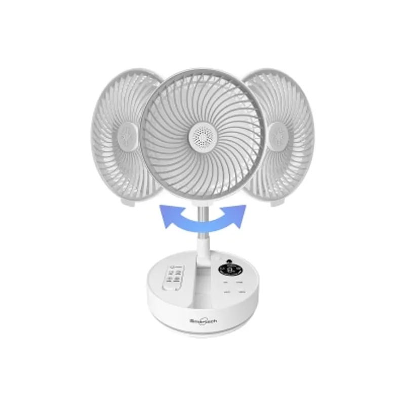 SMARTECH SF-8918 “Smart Breeze” 環保充電摺疊式伸縮搖擺風扇 風扇